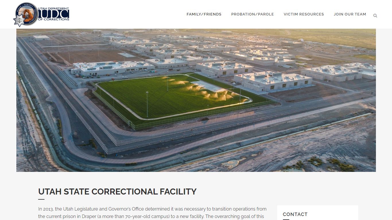 Utah State Correctional Facility - Utah Department of Corrections